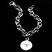 Texas Longhorns Sterling Silver Charm Bracelet