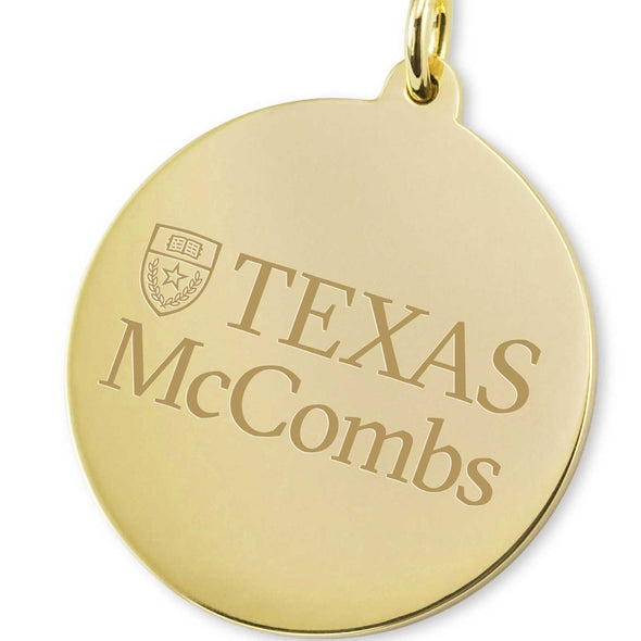 Texas McCombs 14K Gold Charm Shot #2