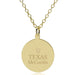 Texas McCombs 18K Gold Pendant & Chain