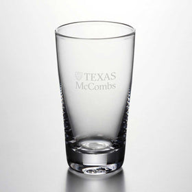 Texas McCombs Ascutney Pint Glass by Simon Pearce Shot #1