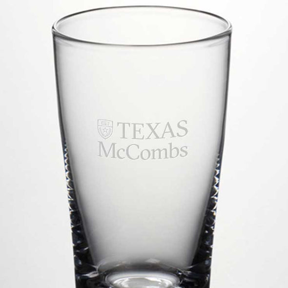 Texas McCombs Ascutney Pint Glass by Simon Pearce Shot #2