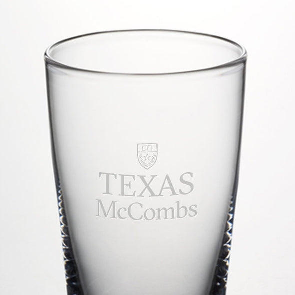 Texas McCombs Ascutney Pint Glass by Simon Pearce Shot #2