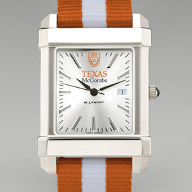 Texas McCombs Collegiate Watch with RAF Nylon Strap for Men Shot #1