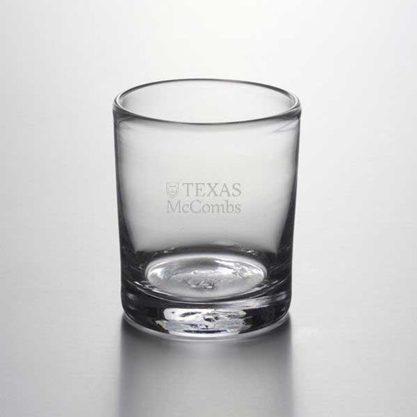 Texas McCombs Double Old Fashioned Glass by Simon Pearce Shot #1