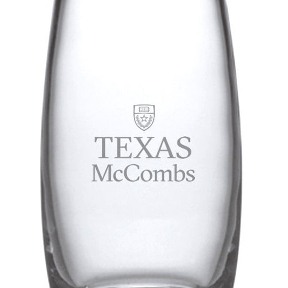 Texas McCombs Glass Addison Vase by Simon Pearce Shot #2