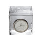 Texas McCombs Glass Desk Clock by Simon Pearce Shot #1