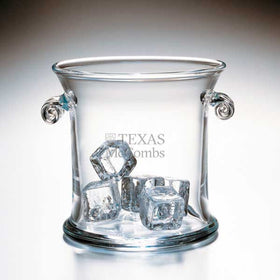 Texas McCombs Glass Ice Bucket by Simon Pearce Shot #1