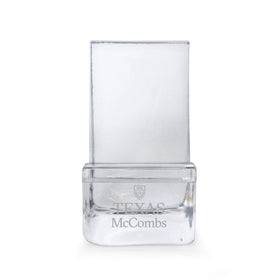 Texas McCombs Glass Phone Holder by Simon Pearce Shot #1
