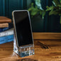 Texas McCombs Glass Phone Holder by Simon Pearce Shot #3