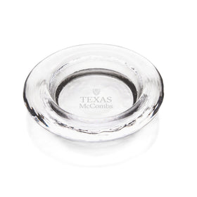 Texas McCombs Glass Wine Coaster by Simon Pearce Shot #1