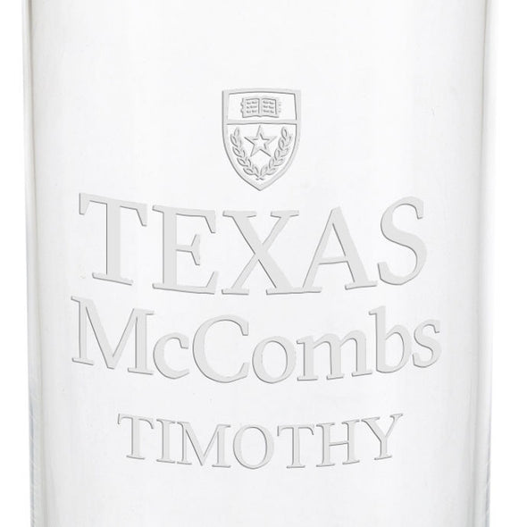 Texas McCombs Iced Beverage Glasses - Set of 2 Shot #3