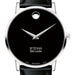 Texas McCombs Men's Movado Museum with Leather Strap