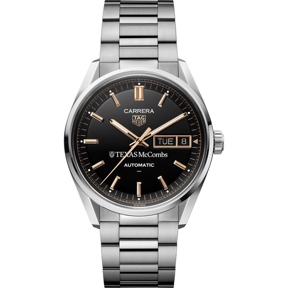 Texas McCombs Men's TAG Heuer Carrera Day-Date Automatic with Black Dial Shot #2
