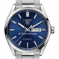 Texas McCombs Men's TAG Heuer Carrera with Blue Dial & Day-Date Window Shot #1