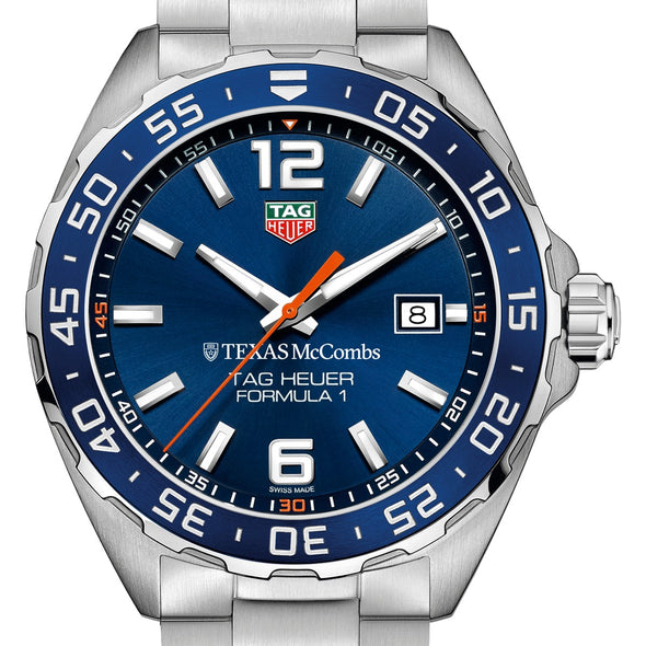 Texas McCombs Men's TAG Heuer Formula 1 with Blue Dial & Bezel Shot #1