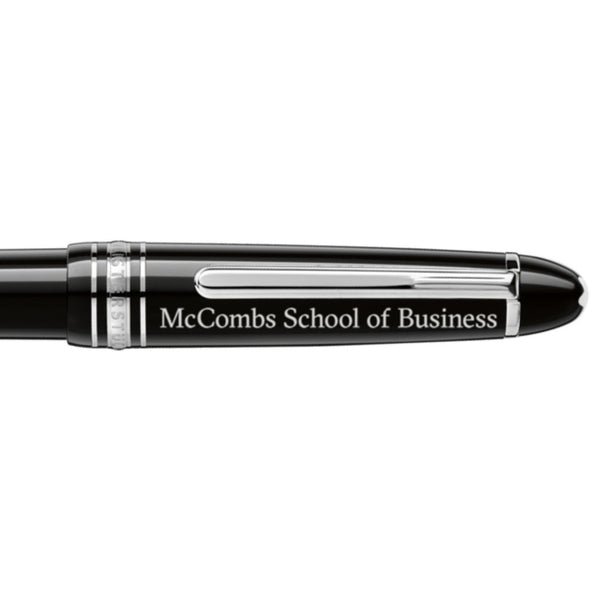 Texas McCombs Montblanc Meisterstück Midsize Platinum-Coated Ballpoint Pen Shot #2