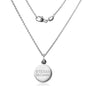 Texas McCombs Necklace with Charm in Sterling Silver Shot #2