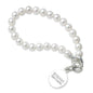 Texas McCombs Pearl Bracelet with Sterling Silver Charm Shot #1