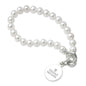 Texas McCombs Pearl Bracelet with Sterling Silver Charm Shot #1