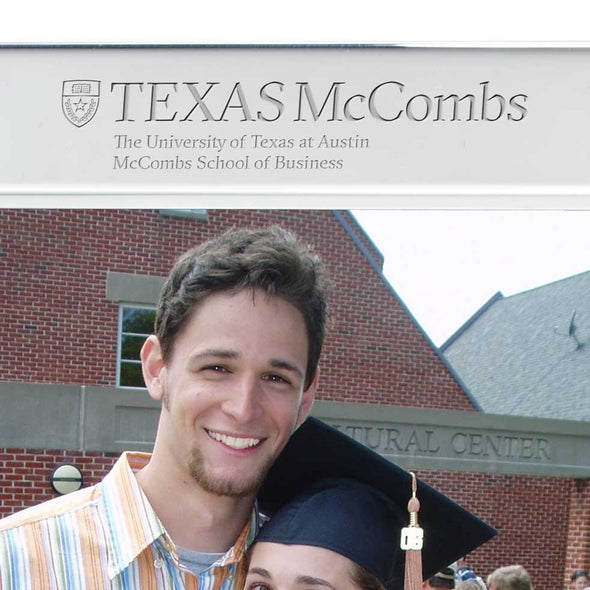 Texas McCombs Polished Pewter 5x7 Picture Frame Shot #2