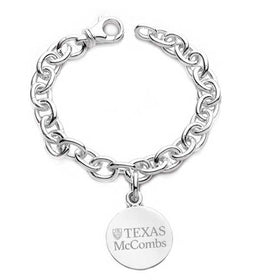 Texas McCombs Sterling Silver Charm Bracelet Shot #1