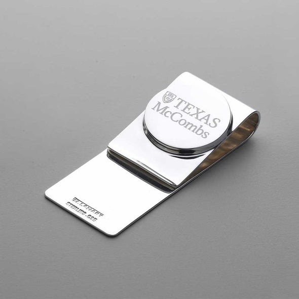 Texas McCombs Sterling Silver Money Clip Shot #1