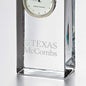 Texas McCombs Tall Glass Desk Clock by Simon Pearce Shot #2
