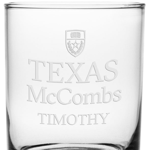 Texas McCombs Tumbler Glasses - Set of 2 Made in USA Shot #3