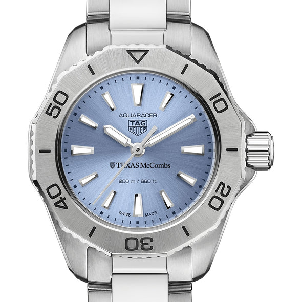 Texas McCombs Women&#39;s TAG Heuer Steel Aquaracer with Blue Sunray Dial Shot #1