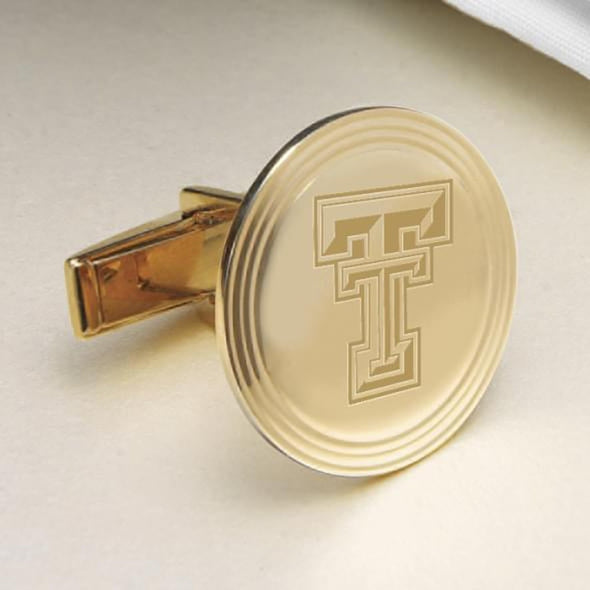 Texas Tech 14K Gold Cufflinks Shot #2