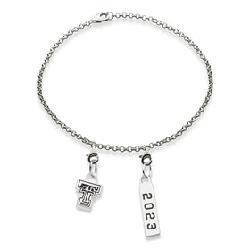 Texas Tech 2023 Sterling Silver Anklet Shot #1