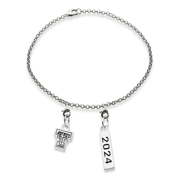 Texas Tech Class Year Sterling Silver Bracelet Shot #2