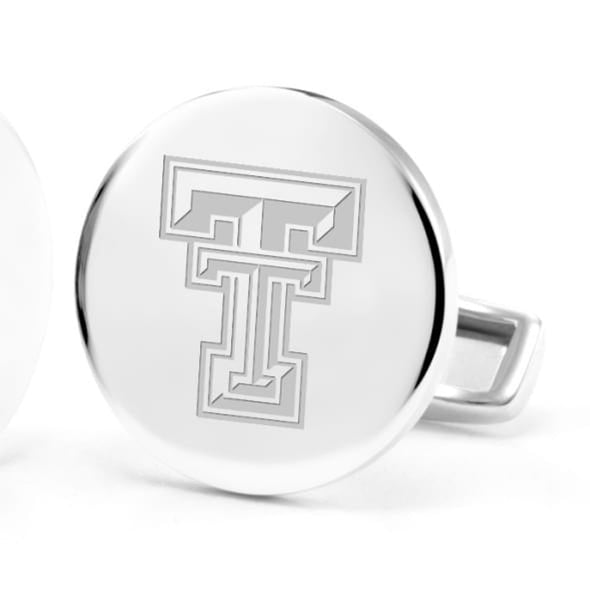 Texas Tech Cufflinks in Sterling Silver Shot #2