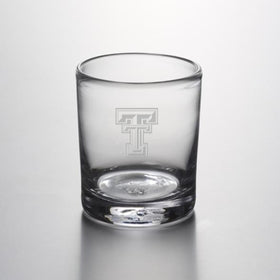 Texas Tech Double Old Fashioned Glasses by Simon Pearce Shot #1