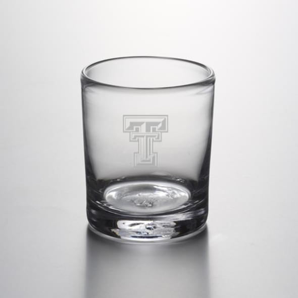 Texas Tech Double Old Fashioned Glasses by Simon Pearce Shot #2