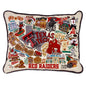 Texas Tech Embroidered Pillow Shot #1