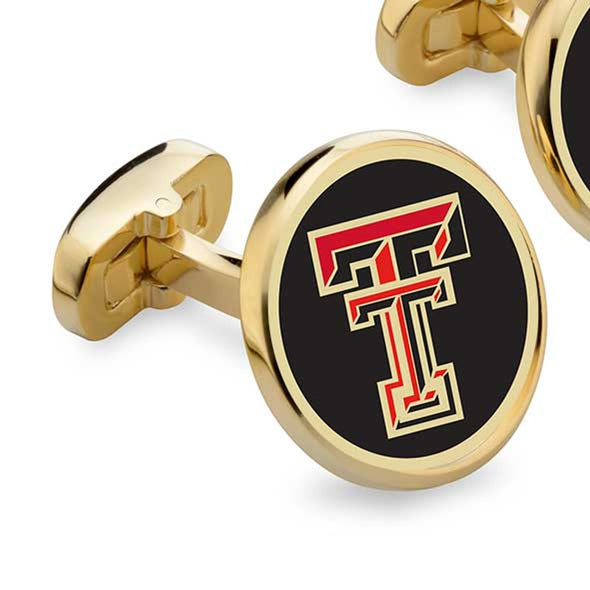 Texas Tech Enamel Cufflinks Shot #2