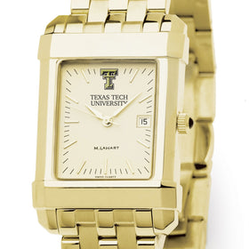 Texas Tech Men's Gold Quad with Bracelet Shot #1