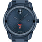 Texas Tech Men's Movado BOLD Blue Ion with Date Window Shot #1