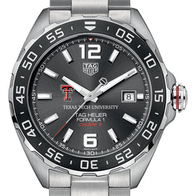Texas Tech Men's TAG Heuer Formula 1 Automatic with Anthracite Dial & Bezel Shot #1