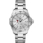 Texas Tech Men's TAG Heuer Steel Aquaracer with Silver Dial Shot #2