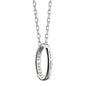 Texas Tech Monica Rich Kosann "Carpe Diem" Poesy Ring Necklace in Silver Shot #1