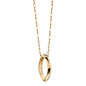 Texas Tech Monica Rich Kosann Poesy Ring Necklace in Gold Shot #2