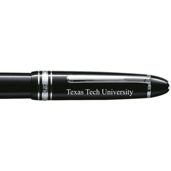Texas Tech Montblanc Meisterstück LeGrand Rollerball Pen in Platinum Shot #2