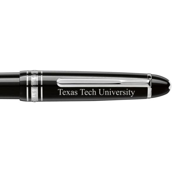 Texas Tech Montblanc Meisterstück Midsize Platinum-Coated Ballpoint Pen Shot #2