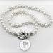 Texas Tech Pearl Necklace with Sterling Silver Charm
