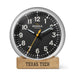 Texas Tech Shinola Desk Clock, The Runwell with Black Dial at M.LaHart & Co.