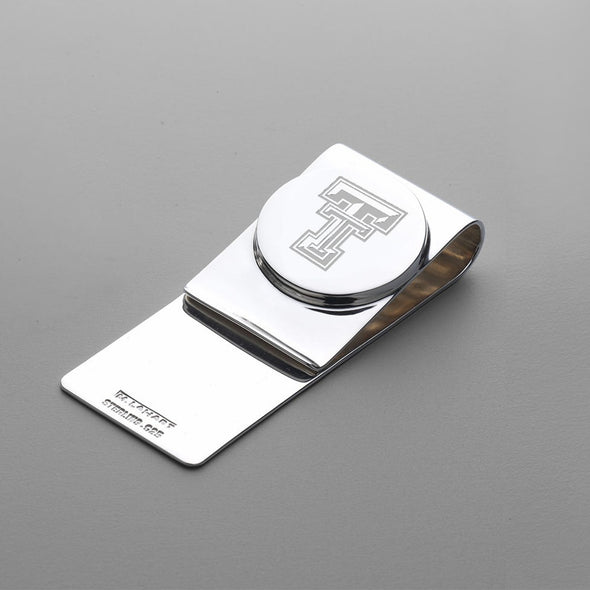 Texas Tech Sterling Silver Money Clip Shot #1