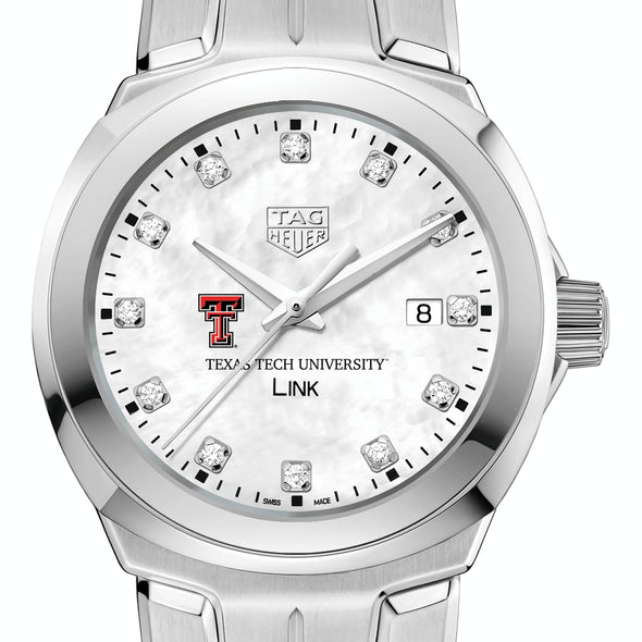 Texas Tech TAG Heuer Diamond Dial LINK for Women Shot #1