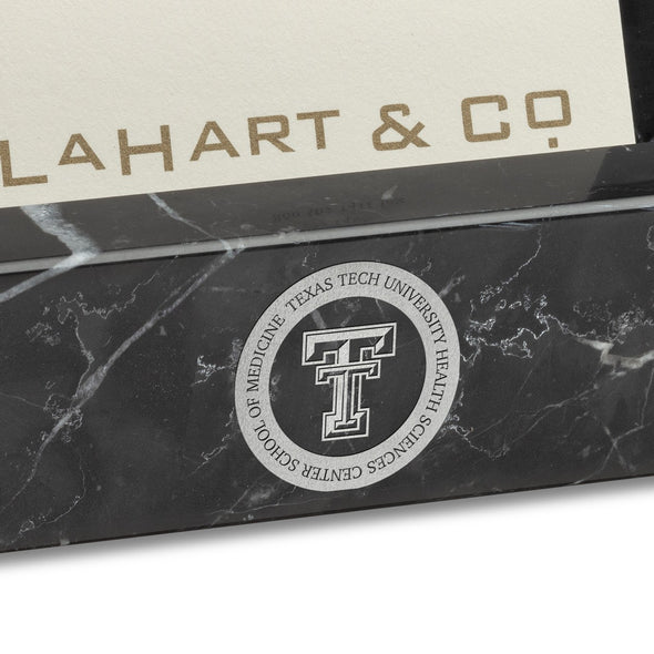 Texas Tech University Health Sciences Center School of Medicine Marble Business Card Holder Shot #2